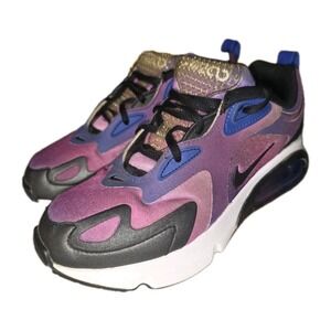 Nike Air Max 200 Shoes Purple Pink Blue Black White Mens Womens Size 7